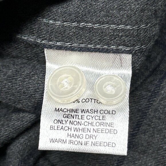 UNTUCKit Angelus Shirt Mens S Reg Fit Gray Window Pane Long Sleeve Button Up New - Picture 10 of 11
